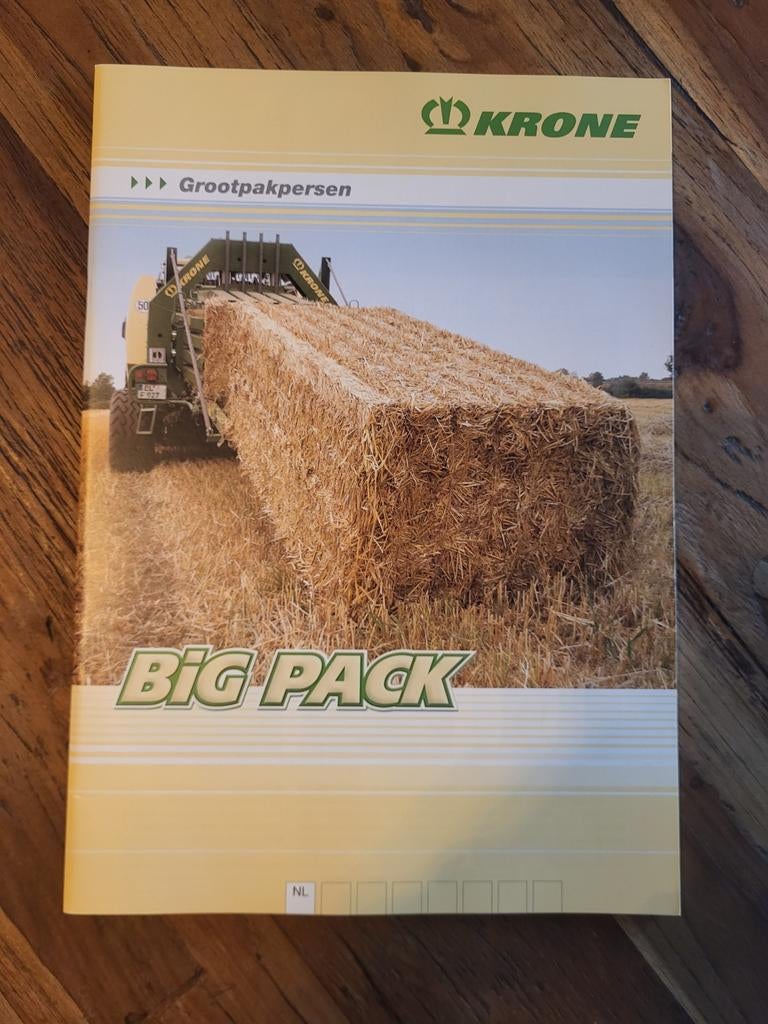 tractor folder Krone BIG PACK grootpakpersen, Ophalen of Verzenden, Zo goed als nieuw
