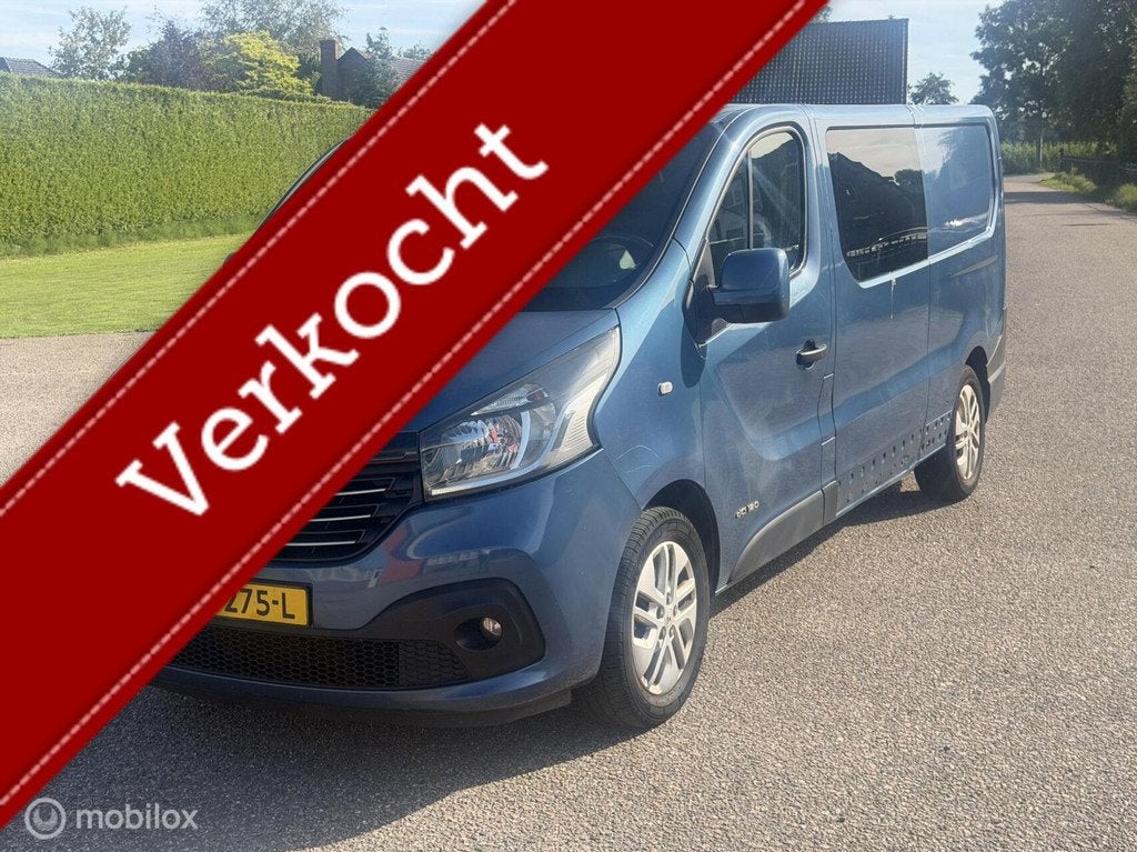 Renault Trafic 1.6 dCi L2H1 DC, Auto's, Bestelauto's, Bedrijf, ABS, Airconditioning, Alarm, Boordcomputer, Centrale vergrendeling
