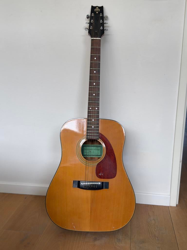 Vintage Takeharu Gitaar WK-100 Western/Steelstring, Muziek en Instrumenten, Ophalen, Gebruikt, Western- of Steelstringgitaar