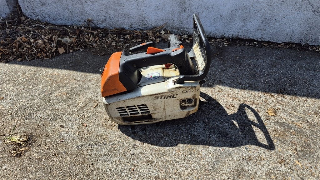 Kettingzaag Stihl MS201TC, Tuin en Terras, Hand-tuingereedschap, Ophalen, Gebruikt, Overige soorten, Stihl
