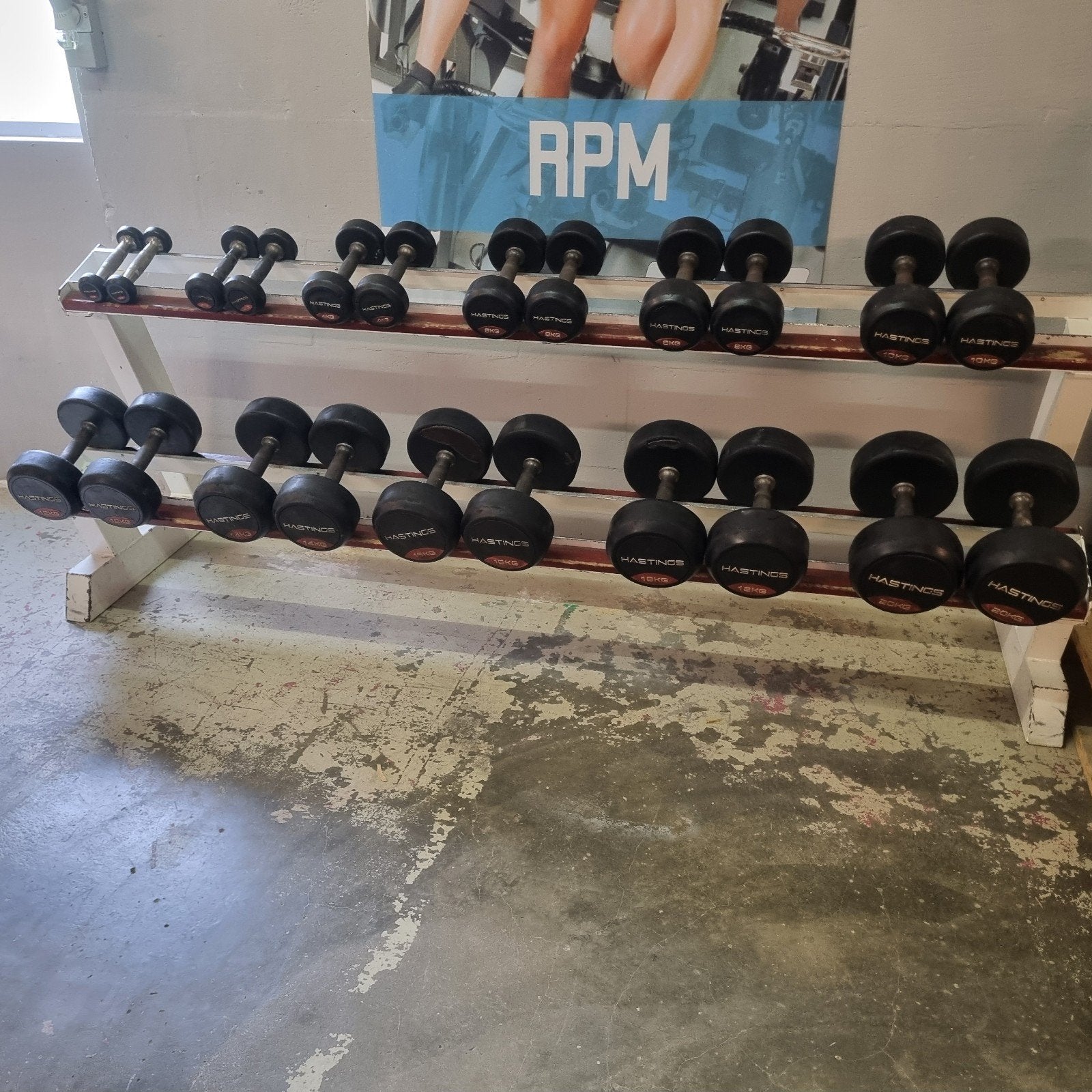 Dumbells 1-20kg, Ophalen, Gebruikt, Benen, Dumbbell