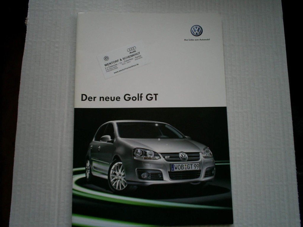 VW Der Neue Golf GT [ 2 / 2006 16 pag. Duits ], Boeken, Verzenden, Zo goed als nieuw, Volkswagen