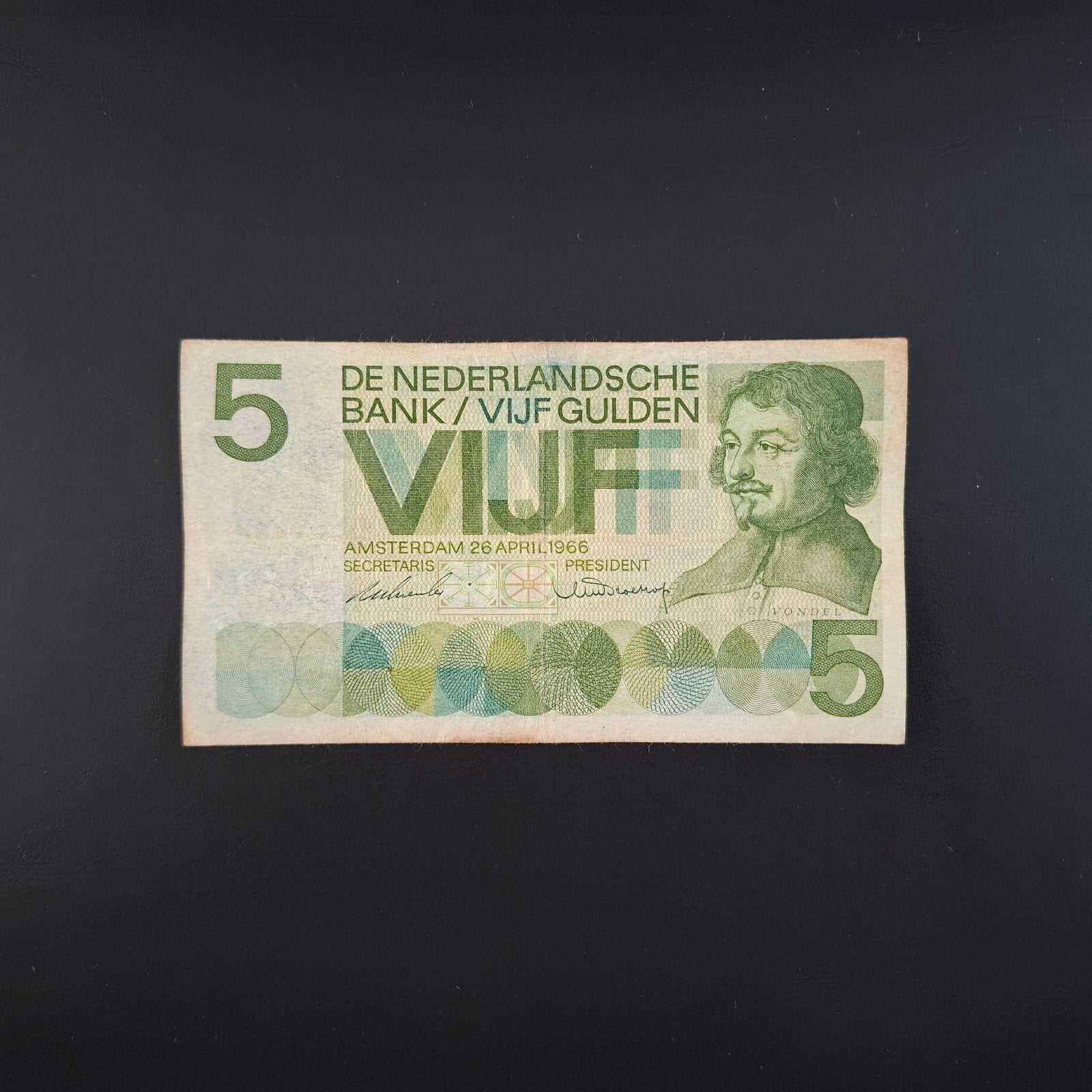 5 gulden Nederland #019, Ophalen of Verzenden, 5 gulden, Los biljet