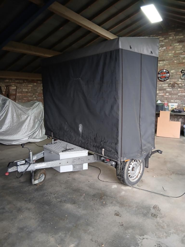 Sawiko Aanhanger voor Camper met Motorlift en Huif, Auto diversen, Aanhangers en Bagagewagens, Ophalen