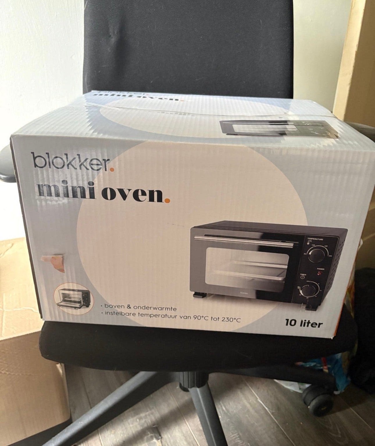 Blokker Mini Oven - Nieuw in doos, 10 liter, Witgoed en Apparatuur, Ovens, Ophalen, Minder dan 45 cm, Nieuw, Blokker