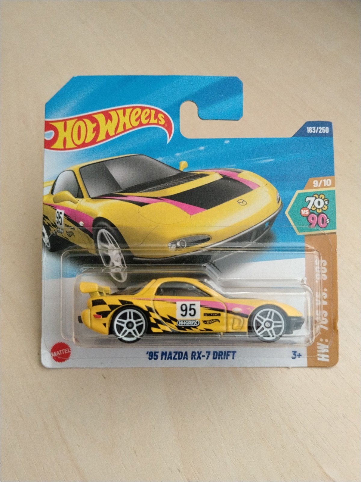 Hotwheels '95 Mazda rx-7 drift hot wheels, Hobby en Vrije tijd, Modelauto's | Overige schalen, Nieuw, Auto, Ophalen of Verzenden