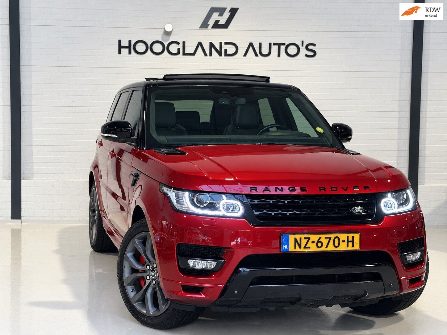 Land Rover Range Rover Sport 3.0 SDV6 Autobiography Dynamic, Auto's, Gebruikt, 2993 cc, 255 €/maand, Leder