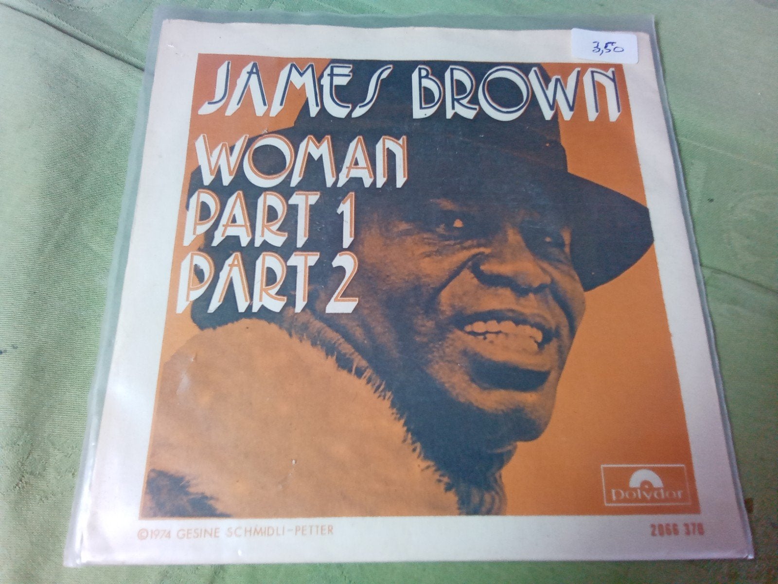 James Brown.    Woman part 1&2, Verzenden, Gebruikt, 7 inch, Pop