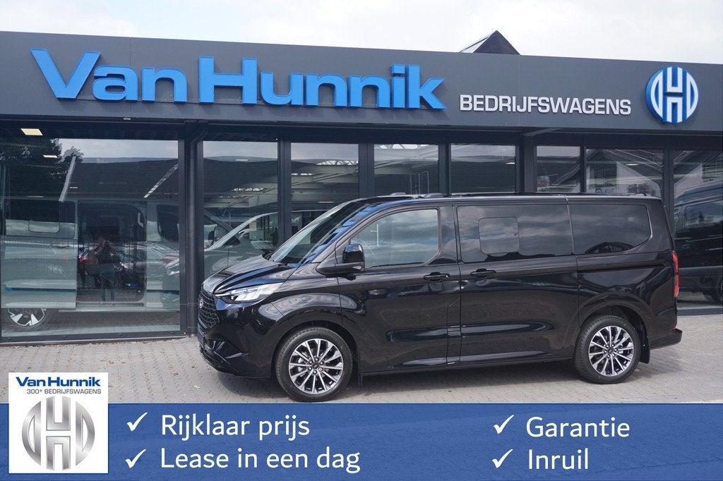 Ford Transit Custom Tourneo 340S 2.5 PHEV 233PK Titanium X P, Auto's, Bestelauto's, 8 stoelen, 4 cilinders, 1850 kg, Bedrijf