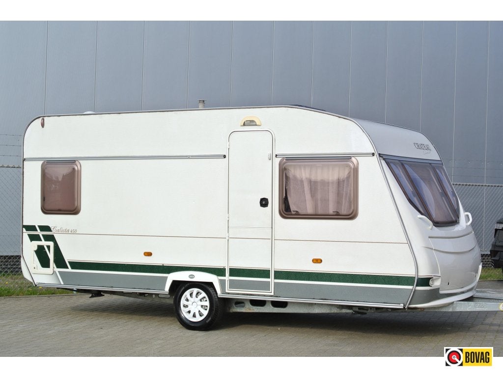 Chateau Calista 450|Fransbed|Rondzit|Luifel|Nette Staat, Caravans en Kamperen, Caravans, Chateau, Rondzit, Dwarsbed, Bedrijf