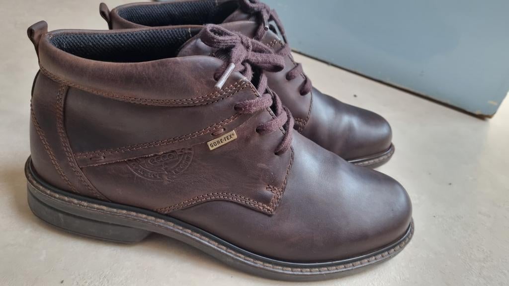 Ecco Gore-Tex herenschoenen bruin, Ecco, Bruin, Verzenden, Zo goed als nieuw