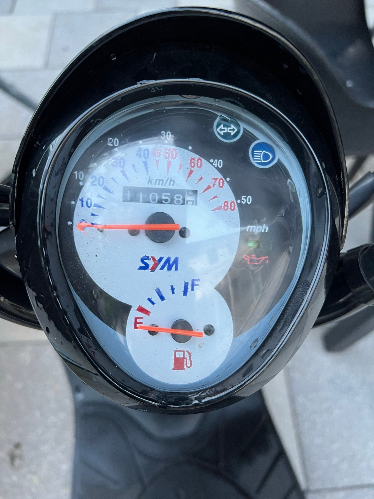 Sym Scooter Zwart - Goed onderhouden, Fietsen en Brommers, Gebruikt, Overige modellen, Maximaal 45 km/u, Ophalen of Verzenden