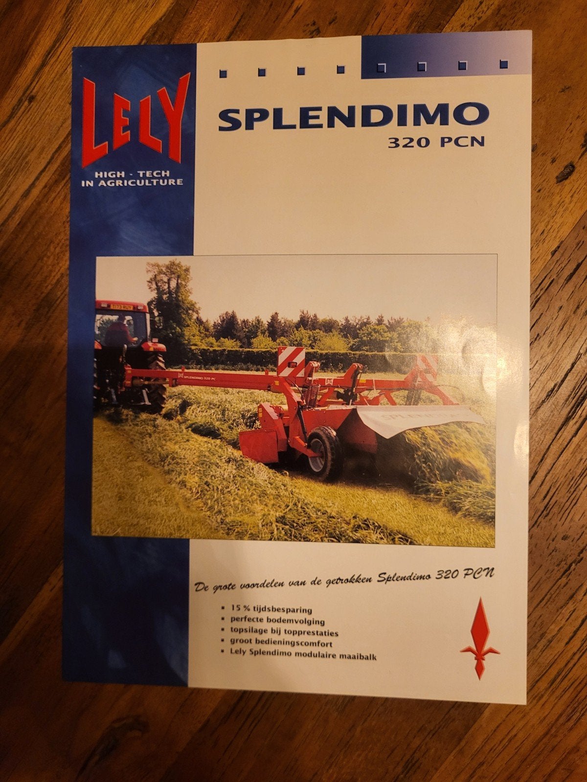 tractor folder Lely Splendimo 320 PCN, Ophalen of Verzenden, Zo goed als nieuw