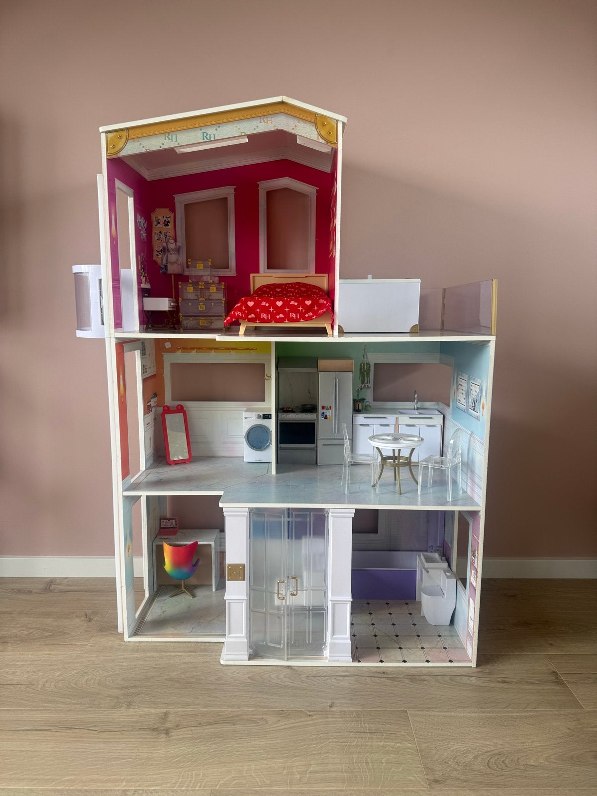 Rainbow High Poppenhuis - Zo goed als nieuw, Ophalen, Zo goed als nieuw, Poppenhuis