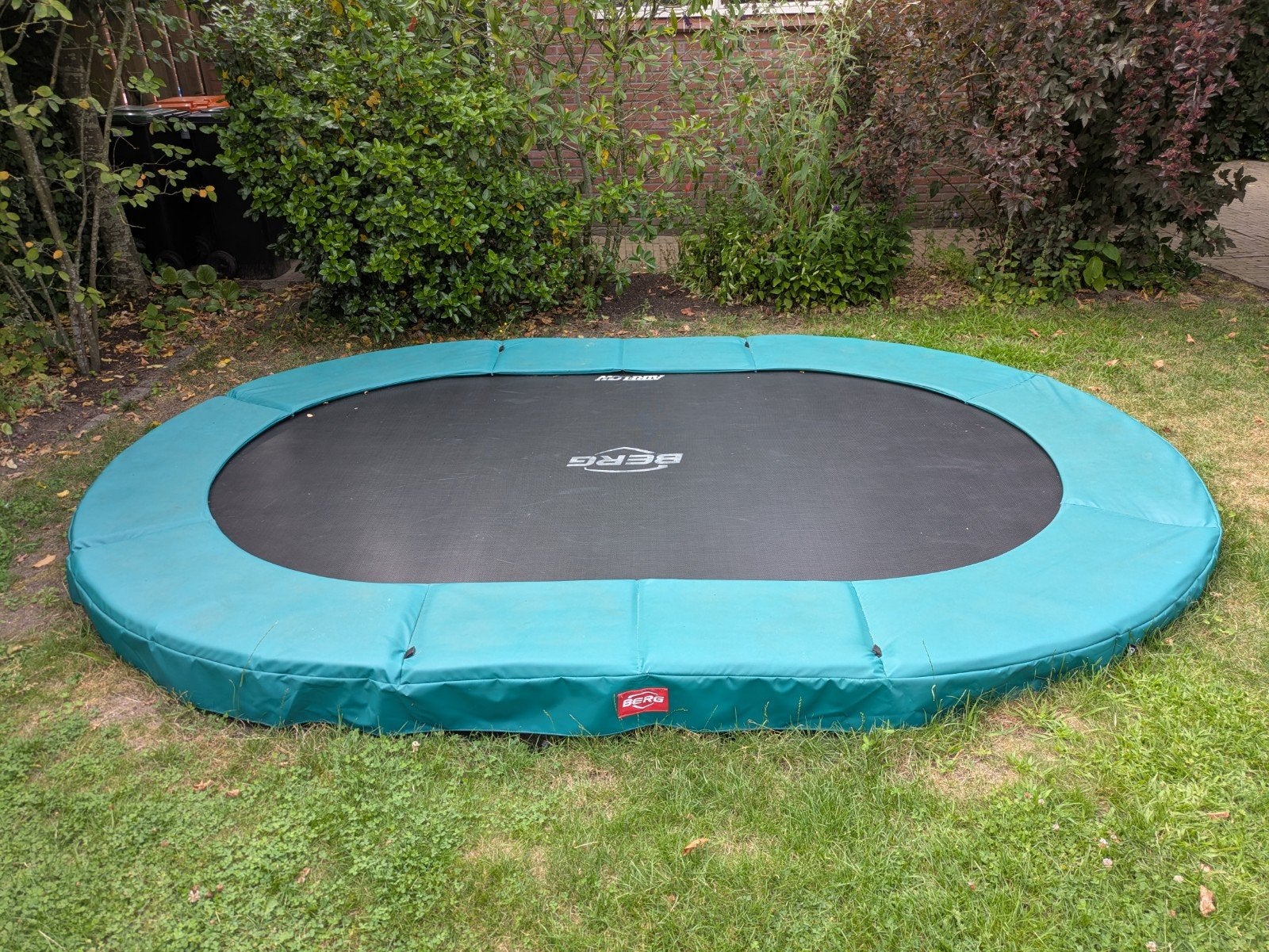ZGAN Berg trampoline Grand Champignon Inground 350, Ophalen, Zo goed als nieuw