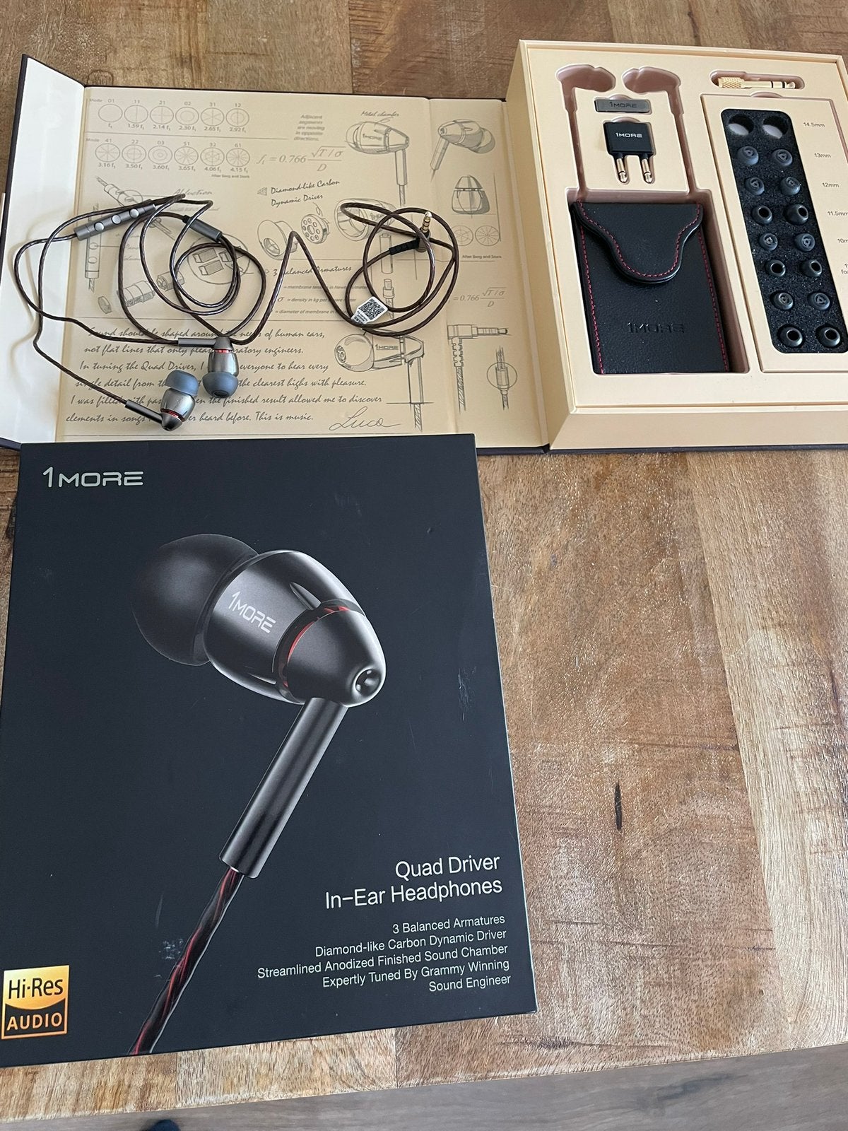 1More quad in ear