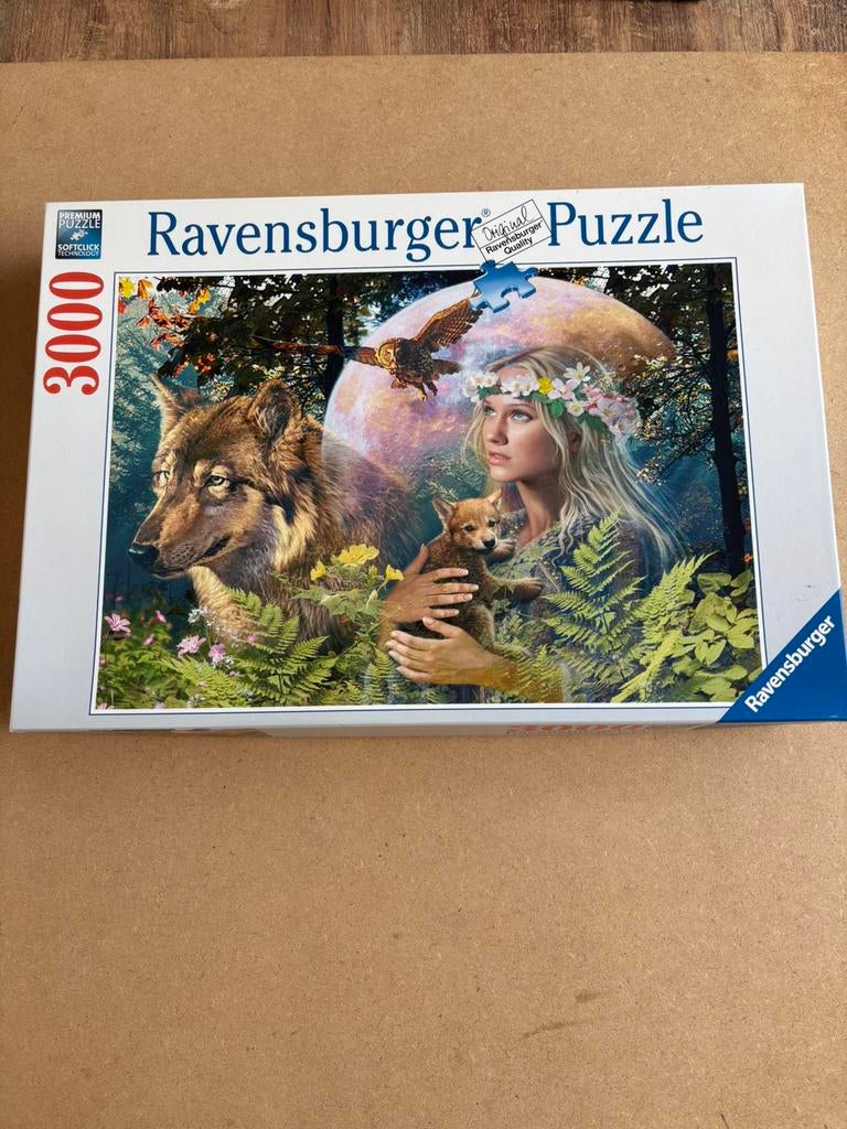 Te koop: puzzel, het wolvenmeisje, 3000 stukjes, Ophalen, Meer dan 1500 stukjes, Nieuw