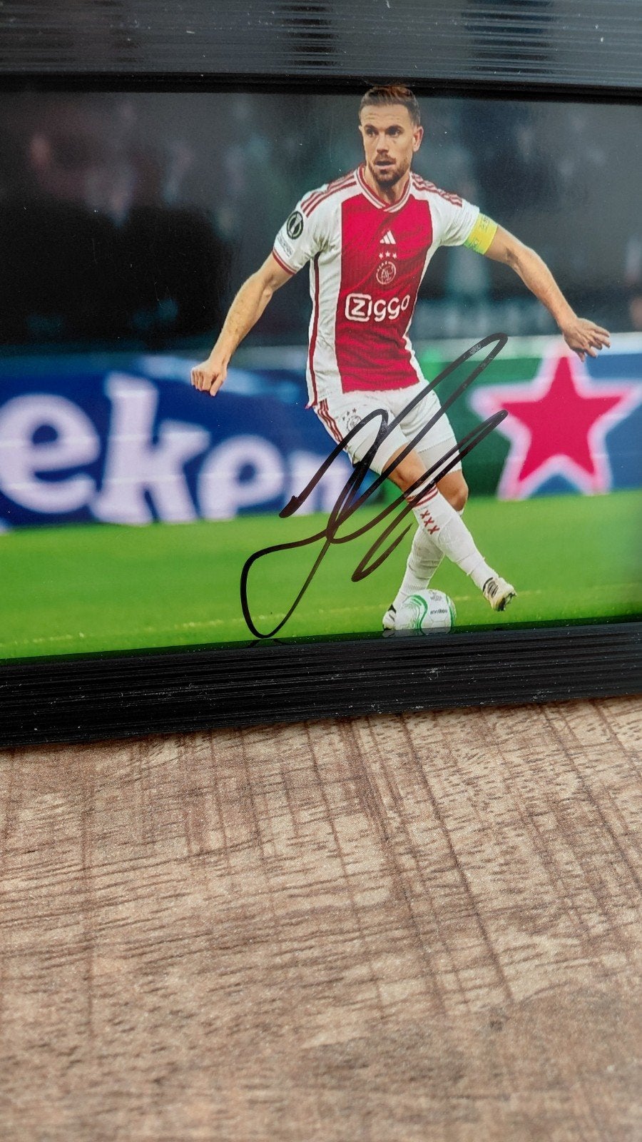 Gesigneerde Jordan Henderson foto, Tickets en Kaartjes, Seizoenskaart, Eén persoon