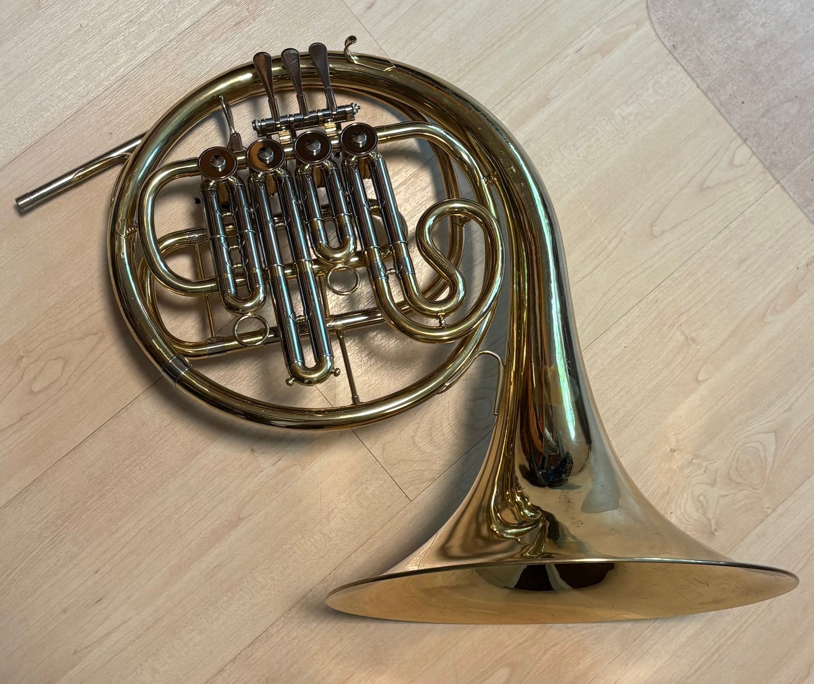 Enkele Yamaha hoorn ( YHR 321), Muziek en Instrumenten, Ophalen, Gebruikt, Bes-hoorn, Met koffer
