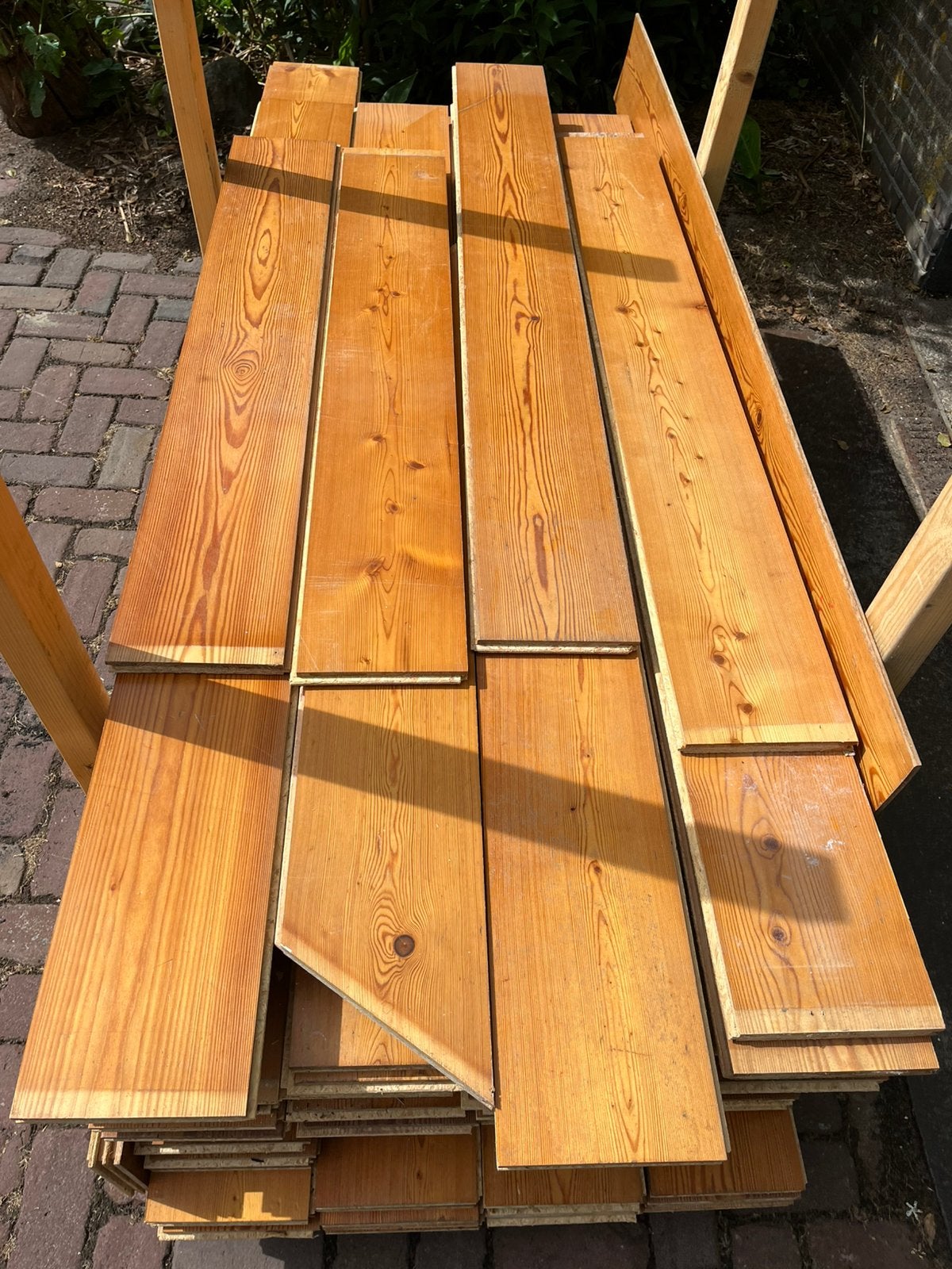 Grenen vloer, Ophalen, Vloerdelen of -planken, 10 m² of meer, 10 tot 30 cm