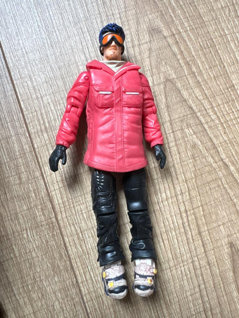 Vintage Mattel-X snowboard figuur., Ophalen
