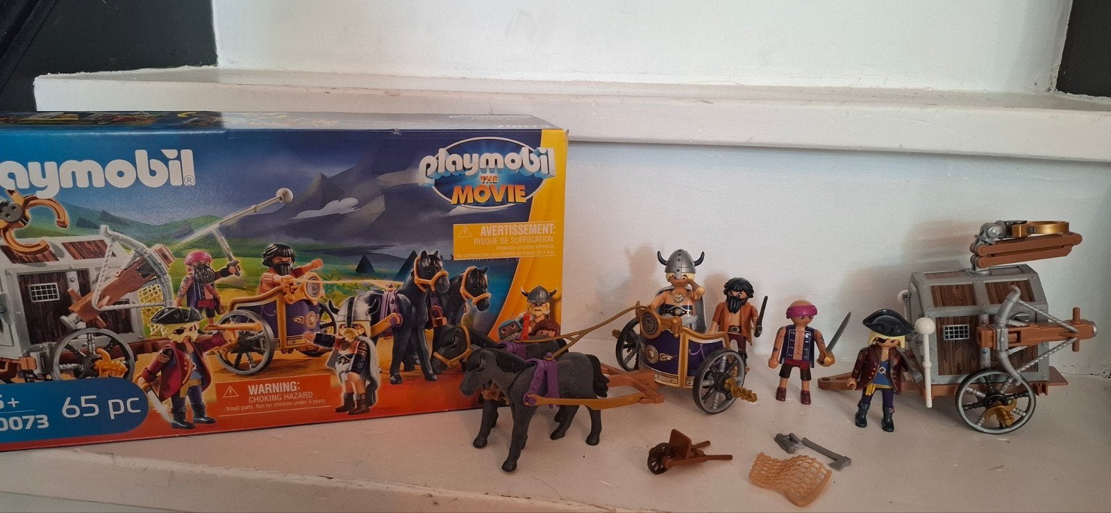 Playmobil The Movie: Keizer Maximus met strijdwagen, Ophalen of Verzenden, Gebruikt, Complete set