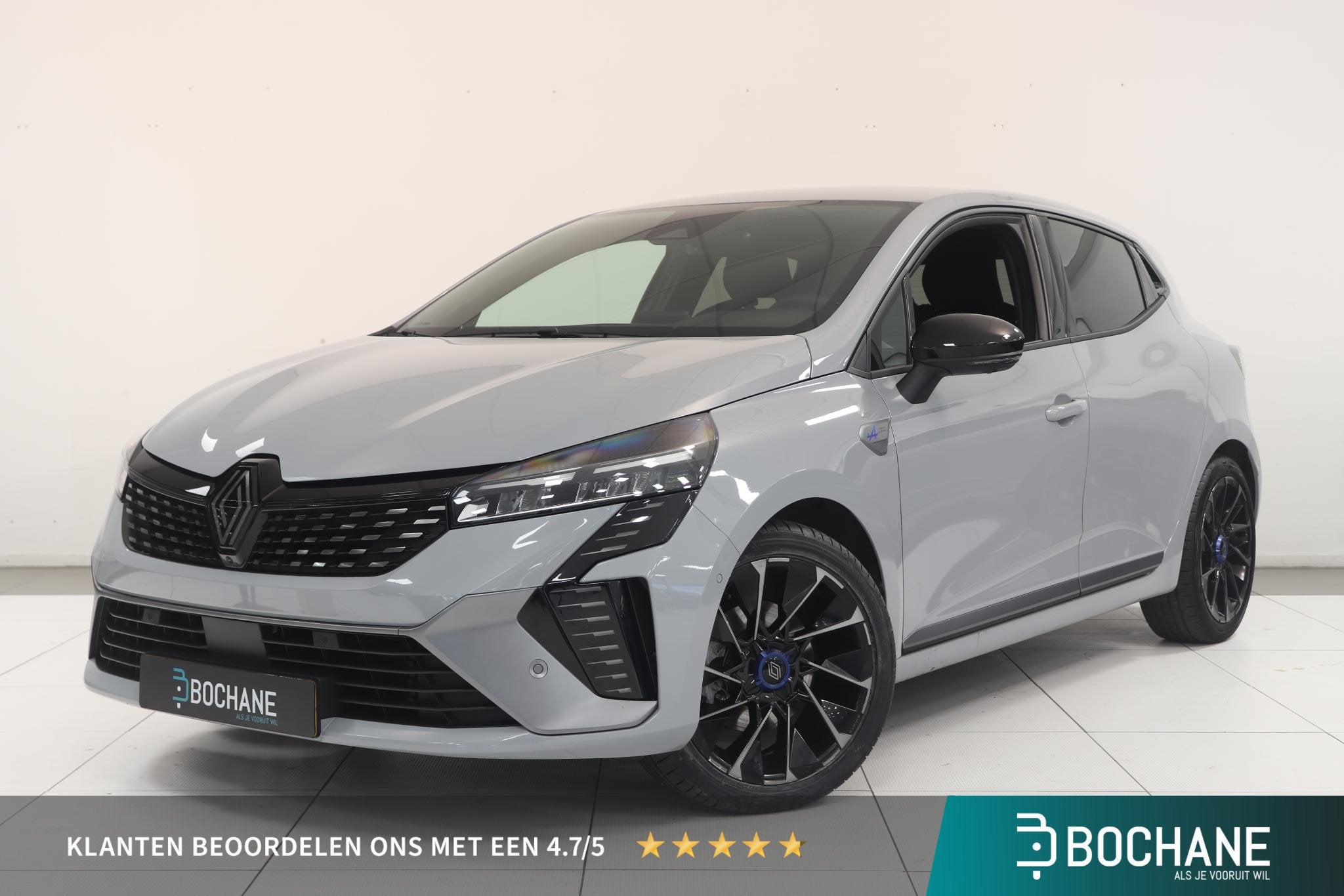 Renault Clio 1.6 E-Tech Full Hybrid 145 esprit Alpine | BOSE, Auto's, Gebruikt, Met garantie (alle), Leder en Stof, 23 km/l