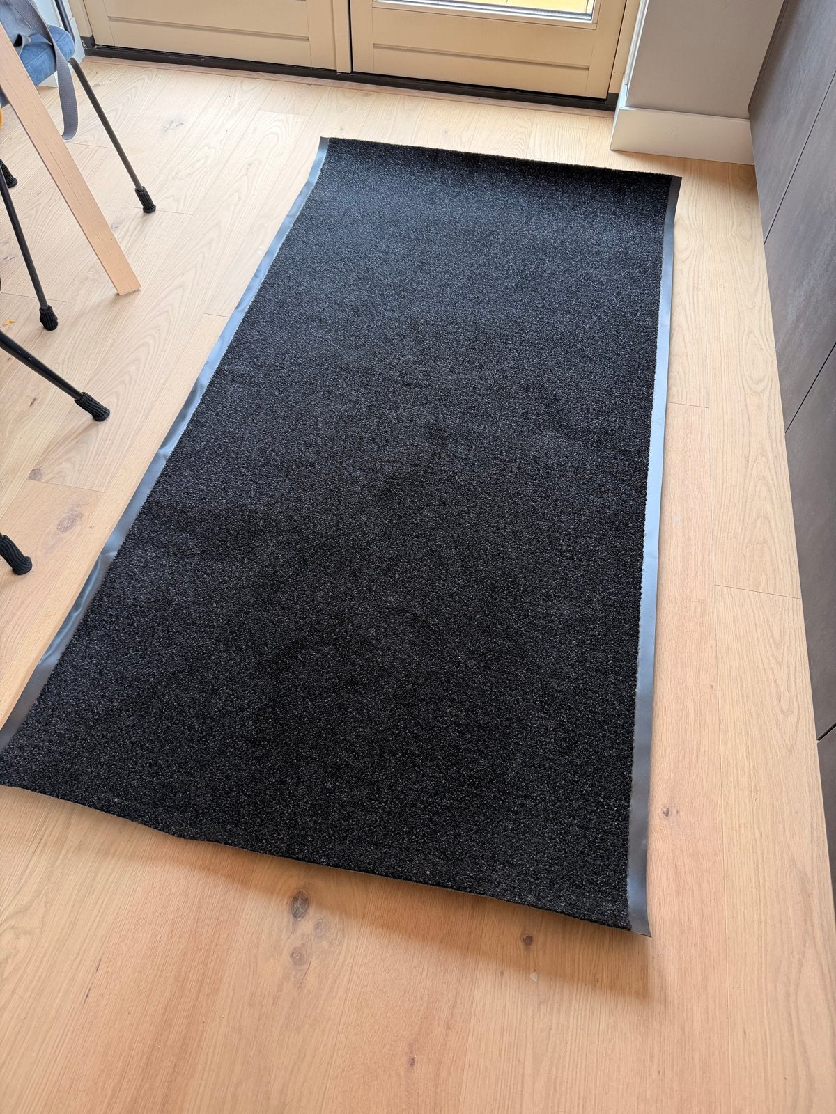 Droogloopmat 190x100cm - Zwart, Huis en Inrichting, Stoffering | Tapijten en Kleden, Ophalen, 100 tot 150 cm, Zwart, Nieuw