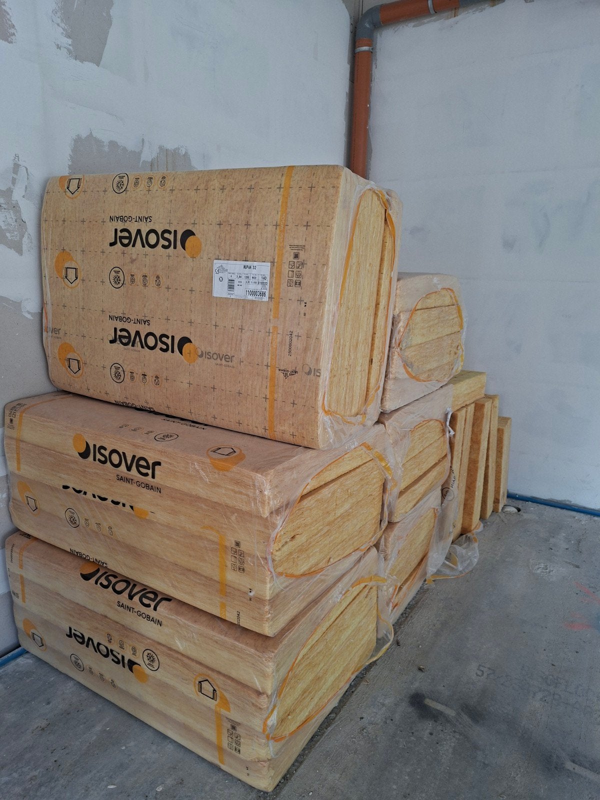 Glaswol isolatieplaten 140 mm Mupan 32, Doe-het-zelf en Verbouw, Ophalen, Nieuw, 15 m² of meer, Glaswol