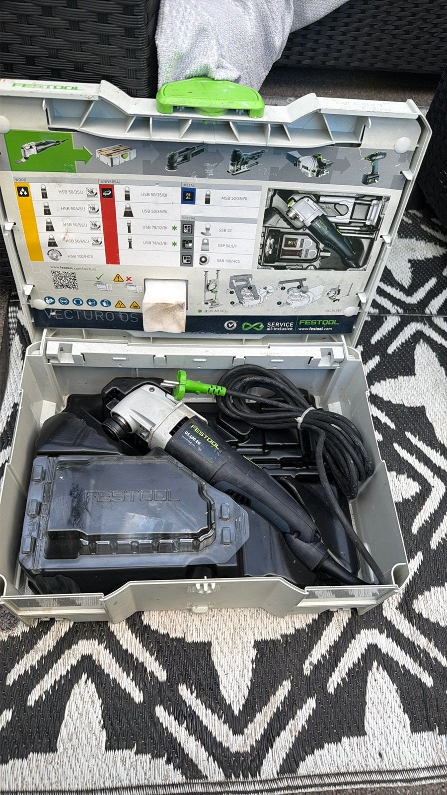 FESTOOL Oscillator multitool OS 400 EQ-Set, Ophalen of Verzenden, Zo goed als nieuw, Overige soorten