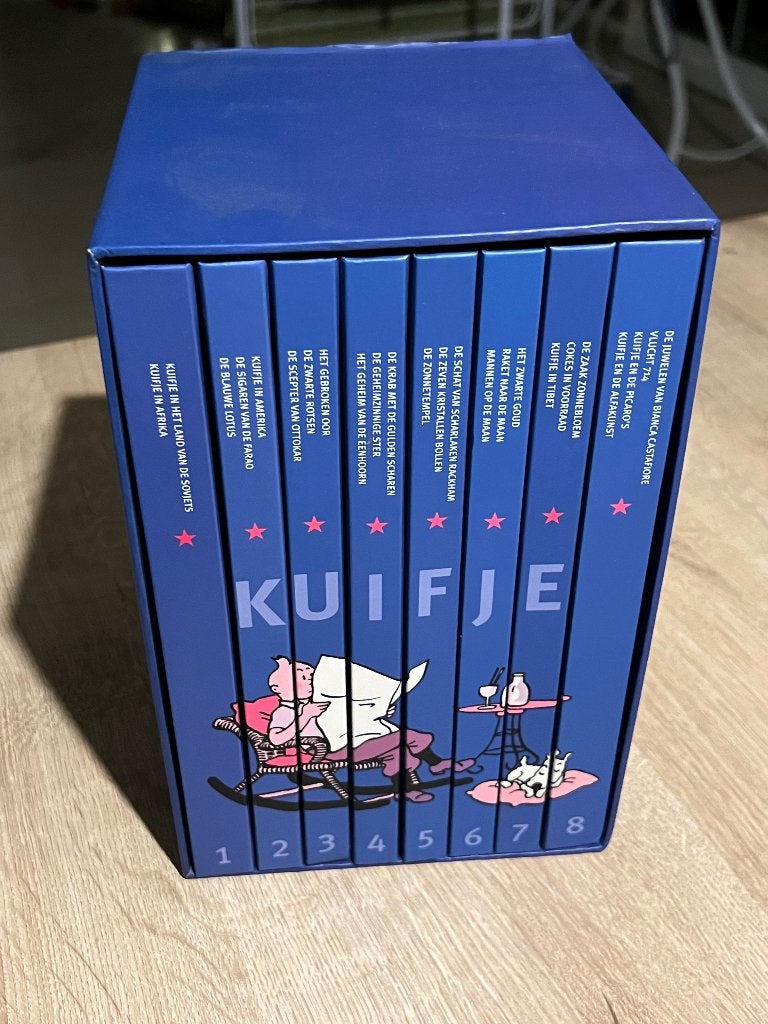 Kuifje box, Complete serie of reeks, Ophalen of Verzenden, Zo goed als nieuw