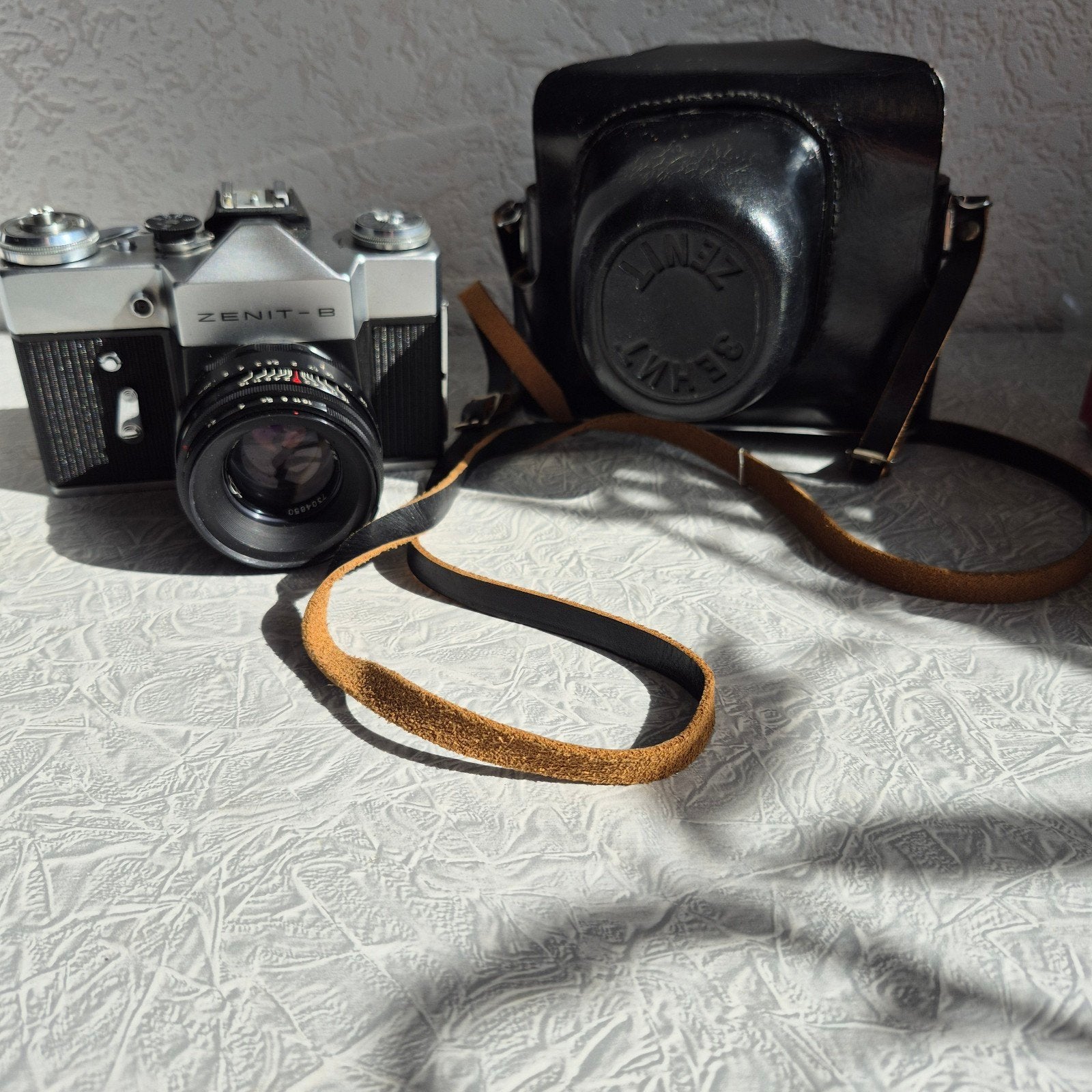 Vintage Zenit-B SLR Camera + Legendarische Helios 58mm f/2, Ophalen of Verzenden, Spiegelreflex, Overige Merken