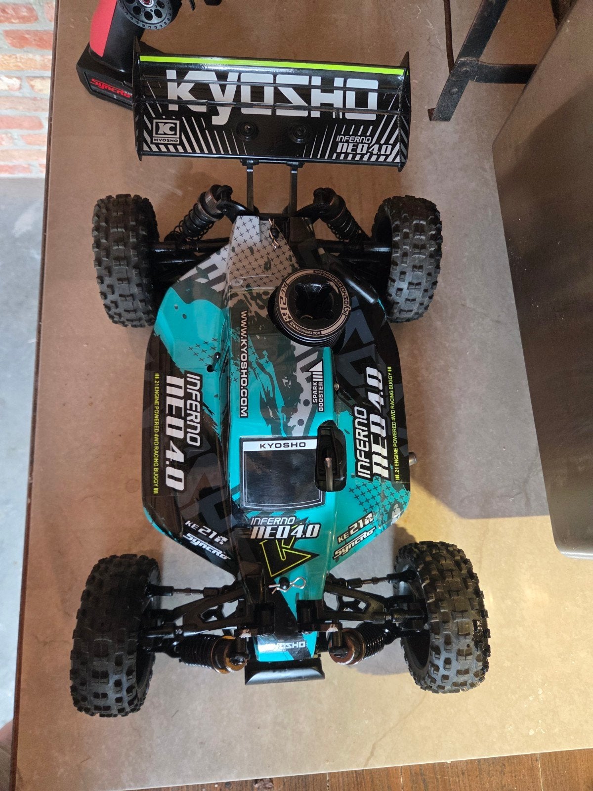 Kyosho Inferno Neo 4.0 Nitro RC Buggy, Auto offroad, Ophalen of Verzenden, Zo goed als nieuw, Schaal 1:8