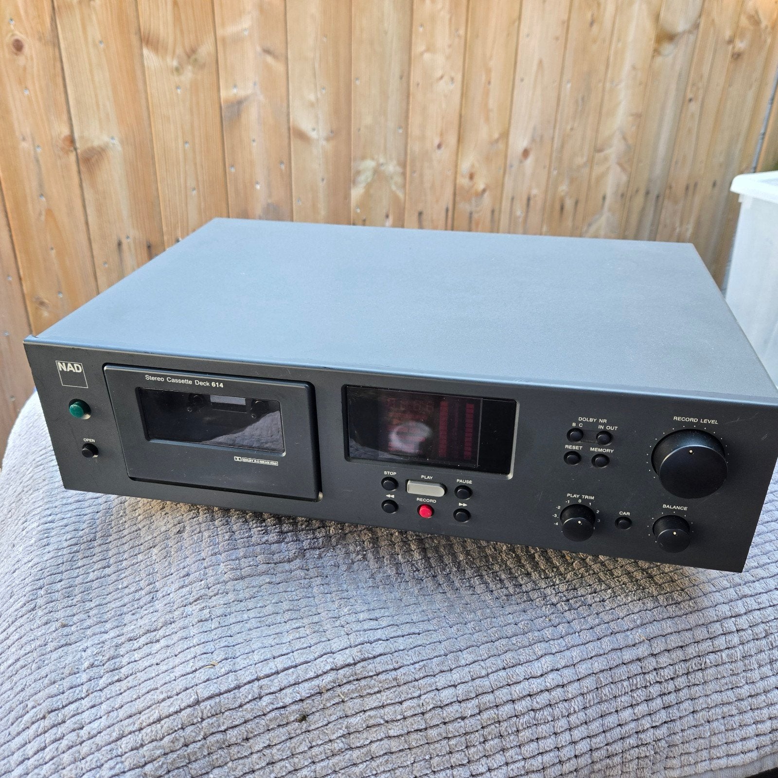 NAD 614, Audio, Tv en Foto, Cassettedecks, Enkel, Overige merken, Tiptoetsen, Tape counter, Ophalen