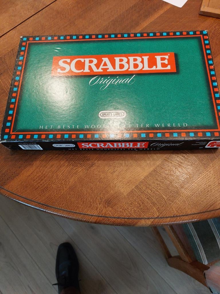 SCRABBLE ORIGINAL;Spear's games; Jumbo 408, Hobby en Vrije tijd, Gezelschapsspellen | Bordspellen, Ophalen of Verzenden