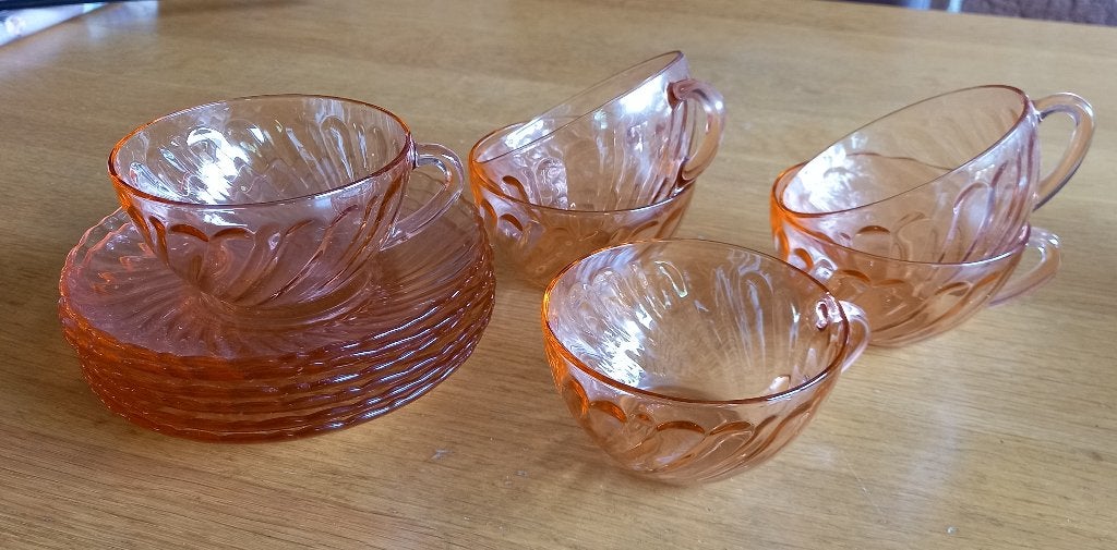 kopjes en schoteltjes, Ophalen, Vintage, Kop(pen) en/of Schotel(s), Glas