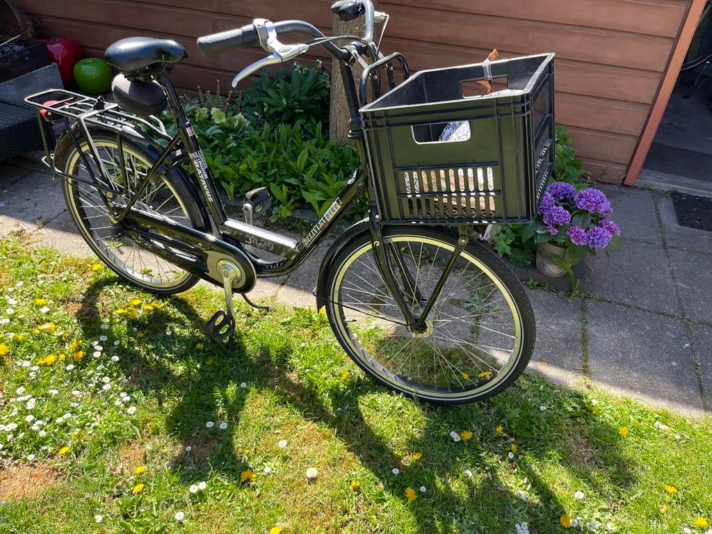 Batavus Delivery fiets met voordrager en krat, Ophalen, Versnellingen, Batavus, Trommelrem