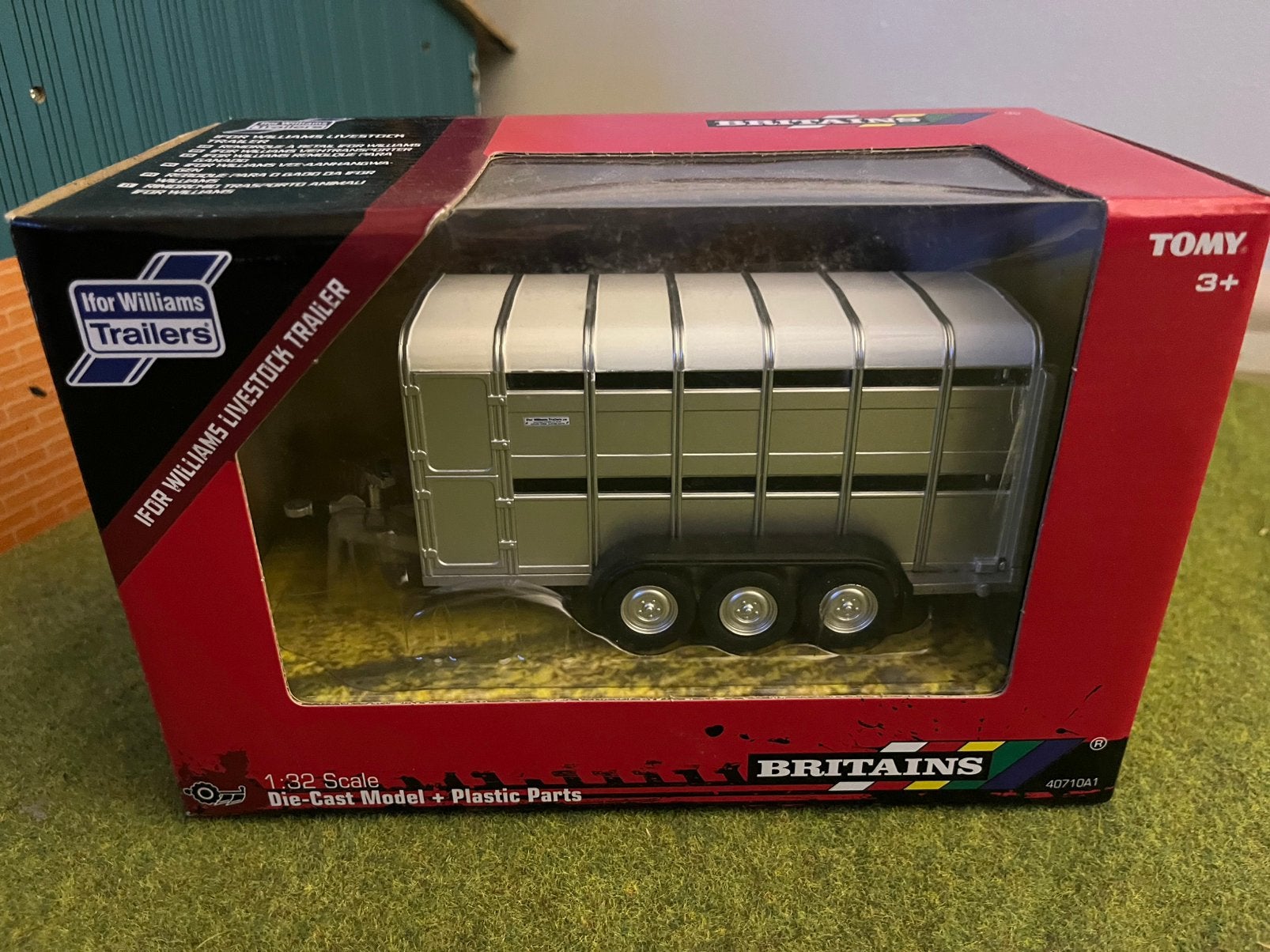 Ifor williams veewagen britains 1:32, Ophalen of Verzenden, Nieuw, Tractor of Landbouw, Britains