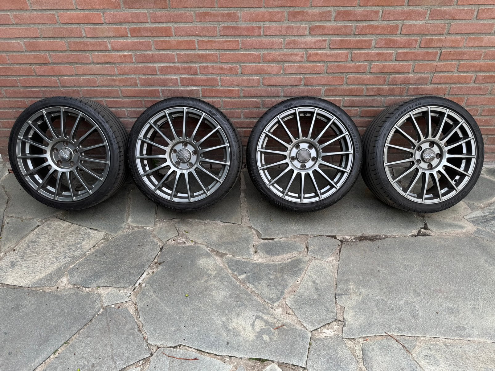 OZ racing Superturismo LM velgen (18x7.5 ET48 5x114.3), Ophalen, 18 inch, Gebruikt, Banden en Velgen