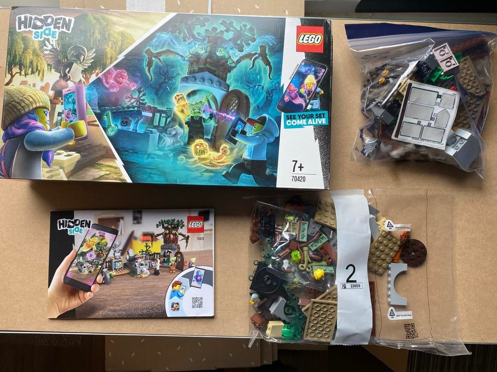 LEGO Hidden Side 70420 Kerkhof Mysterie, Overige thema's, Lego, Ophalen of Verzenden, Zo goed als nieuw