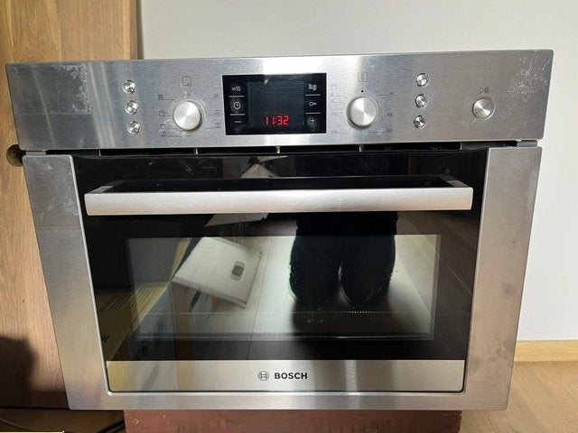 Bosch HBC84E653 inbouw combi-oven / magnetron, Witgoed en Apparatuur, Ophalen, Combimagnetron, Gebruikt, Hete lucht