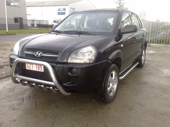 Hyundai Tucson Sidebars met aluminium trede, Niet ingevuld, Niet ingevuld, Niet ingevuld