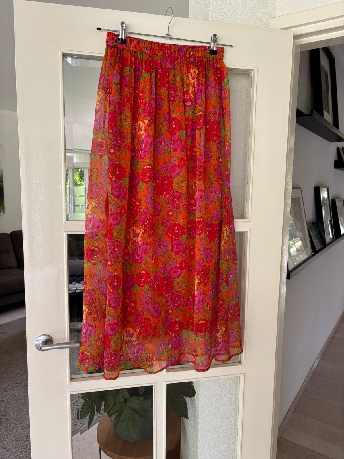 By Bar bloemen zomer rok maat S, Ophalen of Verzenden, Zo goed als nieuw, Maat 36 (S), Rood