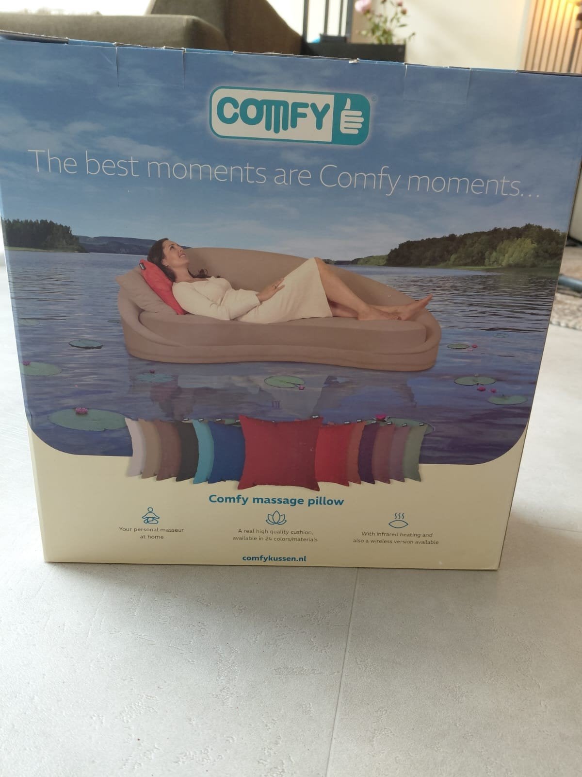 Comfy Massagekussen met Infrarood, Ophalen of Verzenden, Zo goed als nieuw, Massagestoel of Kussen