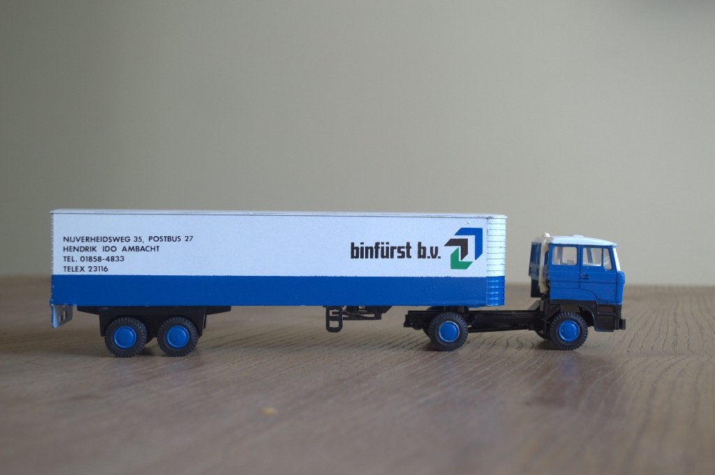 DAF 2800 Lion Car Binfurst bv, Hobby en Vrije tijd, Modelauto's | 1:50, Ophalen of Verzenden, Zo goed als nieuw, Bus of Vrachtwagen