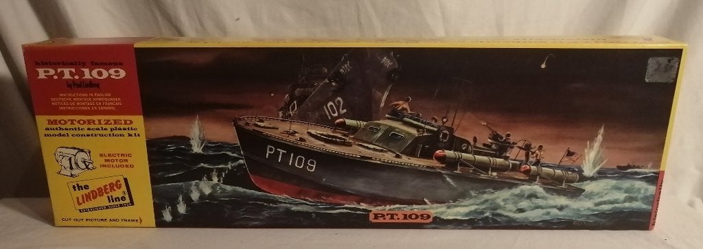 Lindberg no 765M-198 Bouwdoos van PT109  Boot, Ophalen of Verzenden, Nieuw, 1:50 tot 1:200, Overige merken