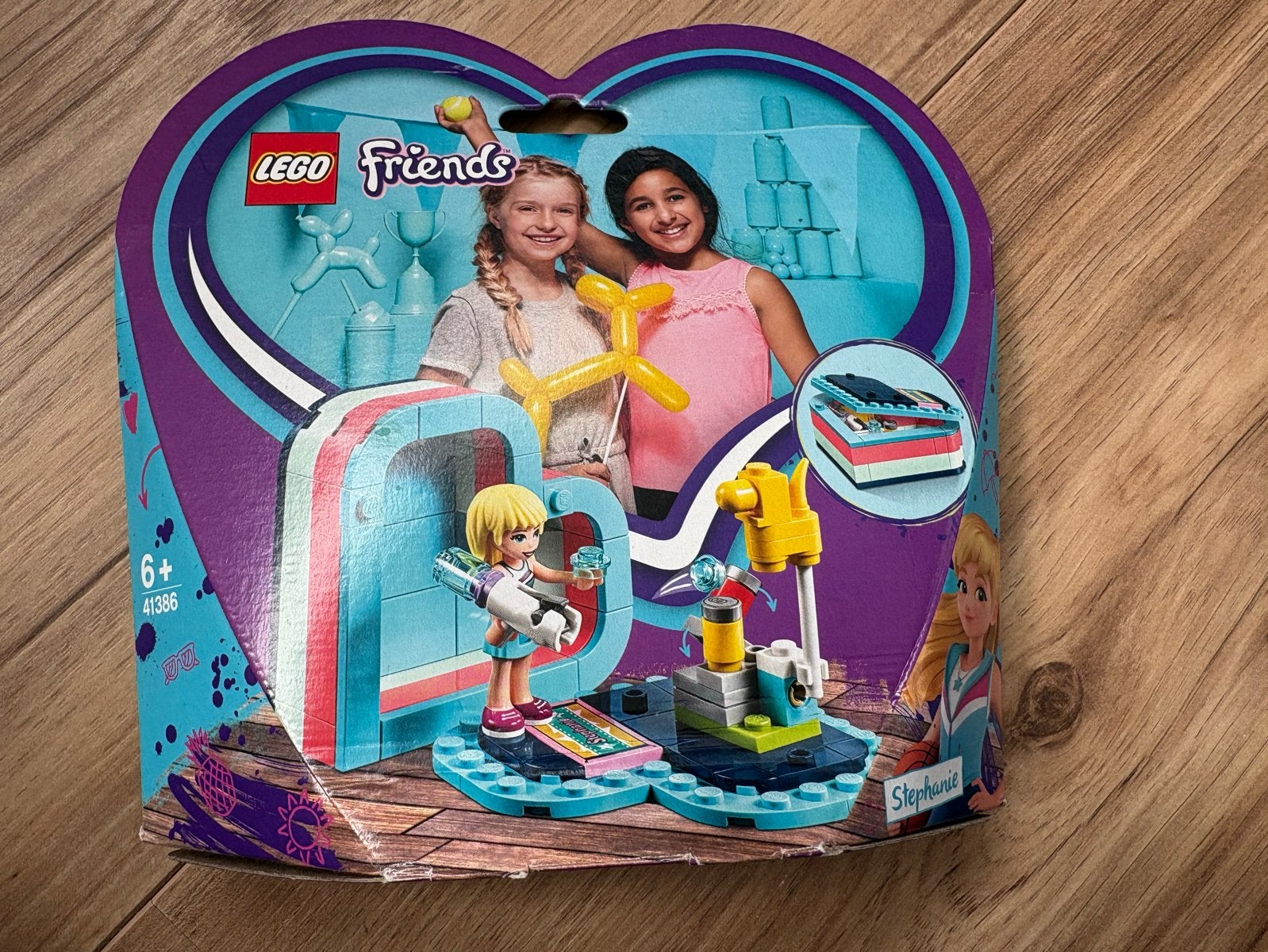 LEGO Friends Stephanies hartvormige doos 41386, Gebruikt, Lego, Friends, Ophalen of Verzenden