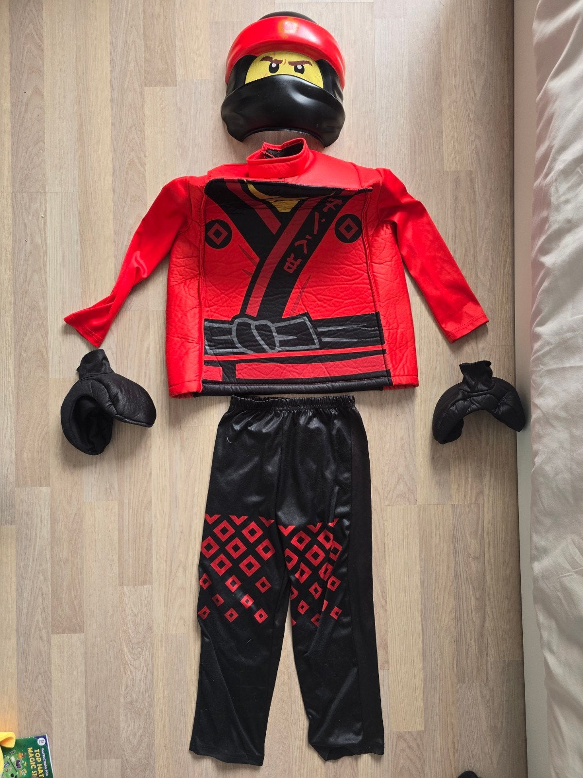Lego Ninjago Kai kostuum - Maat 116-22, Ophalen of Verzenden, 110 t/m 116, Jongen
