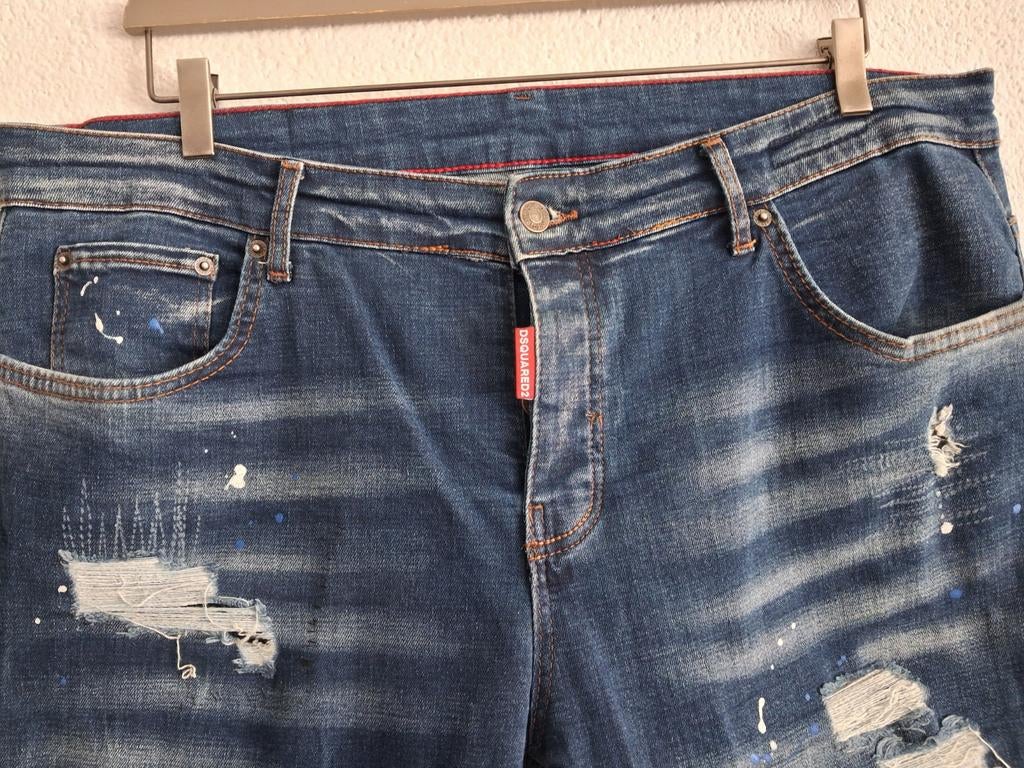 Dsquared2 Jeans - Blauw, Maat W40- L32, Dsquared2, Blauw, Ophalen of Verzenden, W40 - W42 (confectie 56/58)