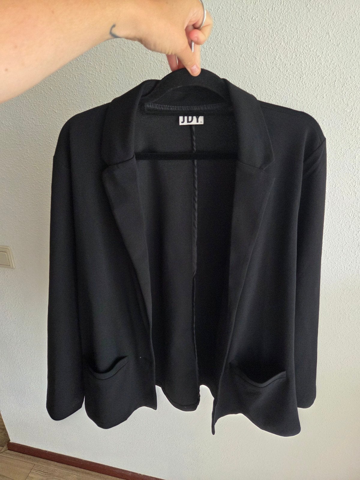 JDY Zwarte Blazer Maat XL Zonder Schoudervulling, Zwart, Maat 46/48 (XL) of groter, Ophalen of Verzenden, Jasje